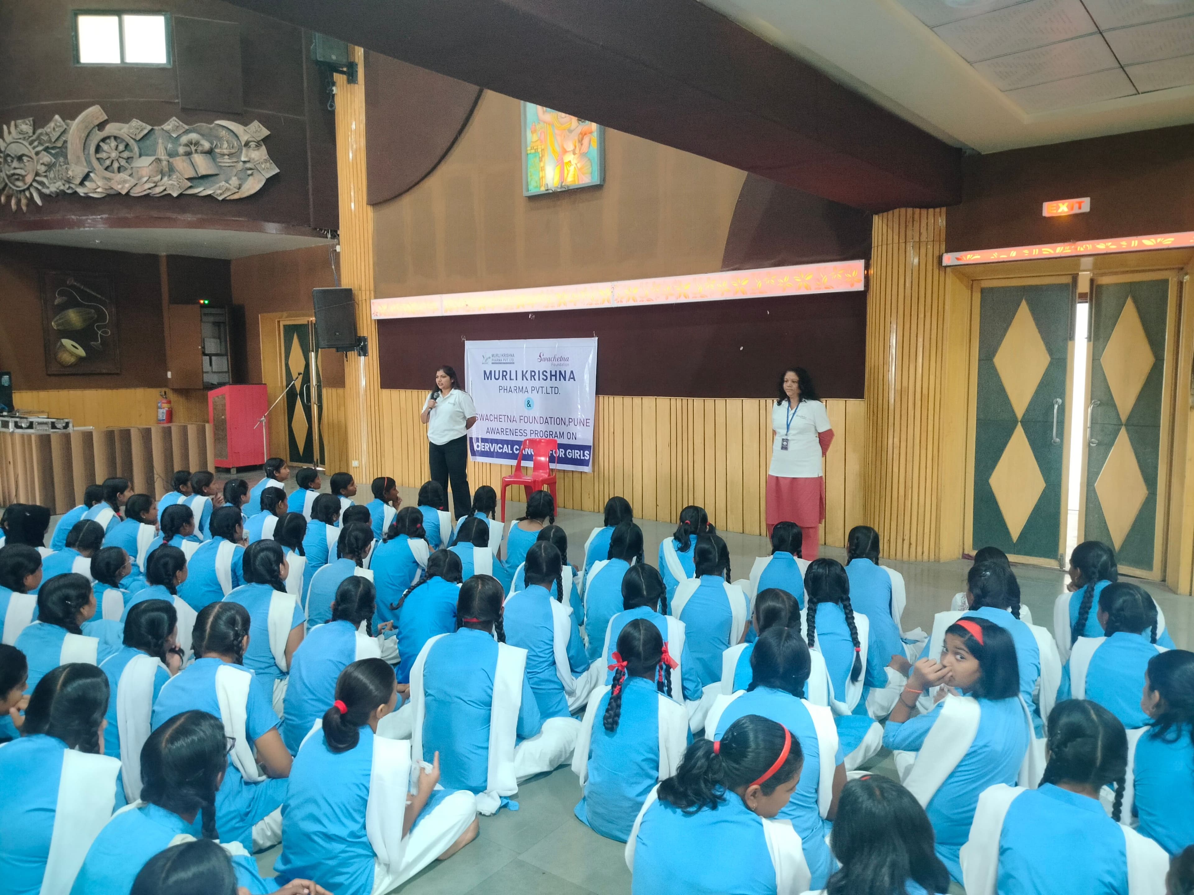 Cervical Cancer Awareness Program at Vidyadham Vidyalaya